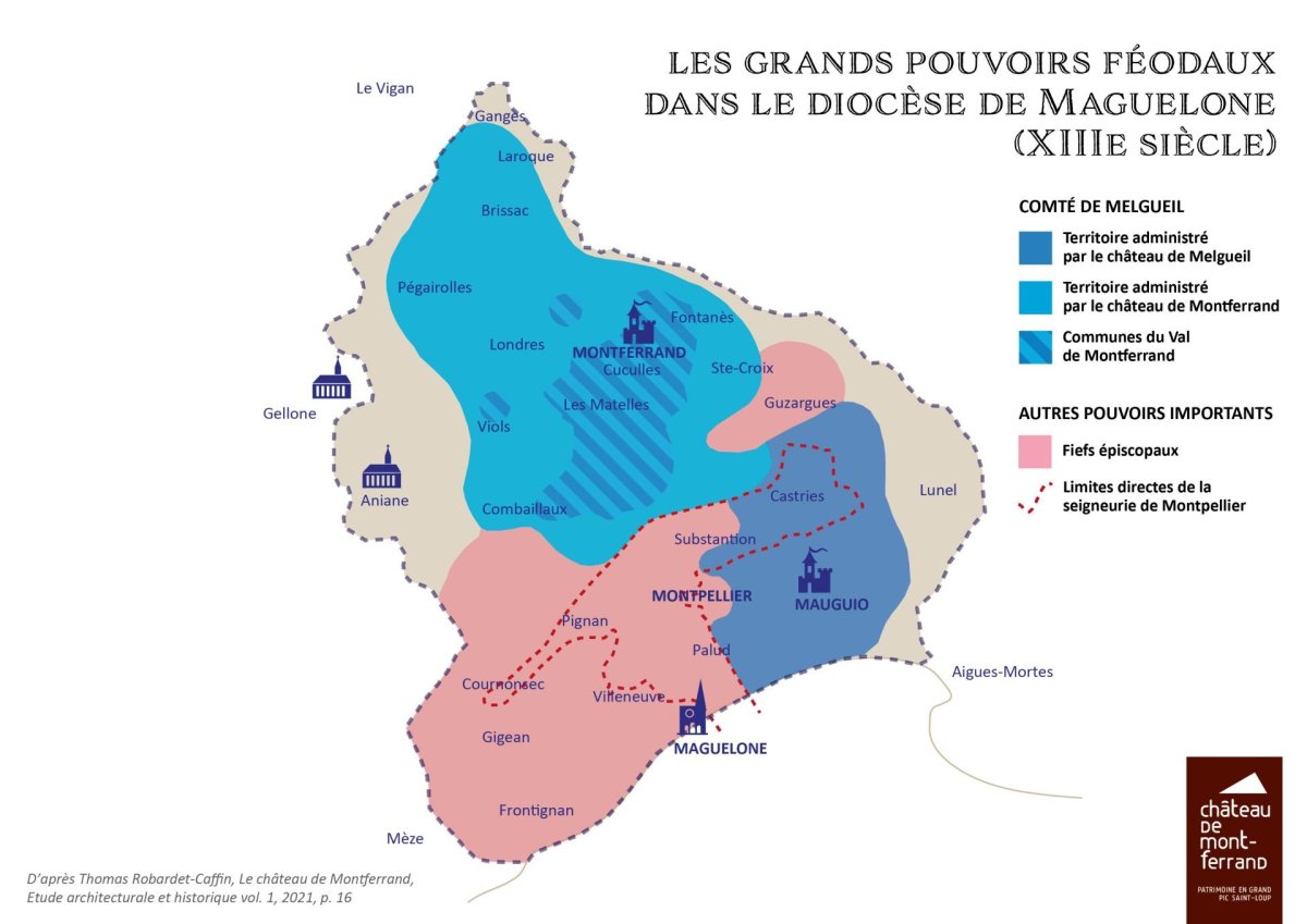 Les grands pouvoirs fodaux dans le diocse de Maguelone XIIIe sicle