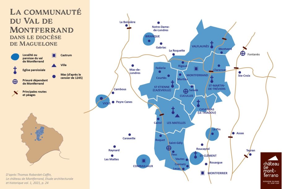 La communaut du Val de Montferrand dans le diocse de Maguelone