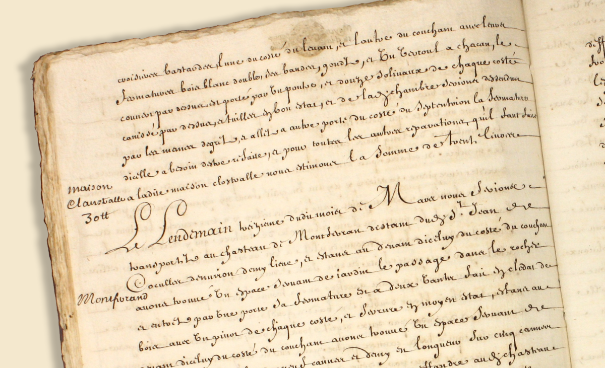 Le rapport d'expertise de 1677 : une mine d'informations...