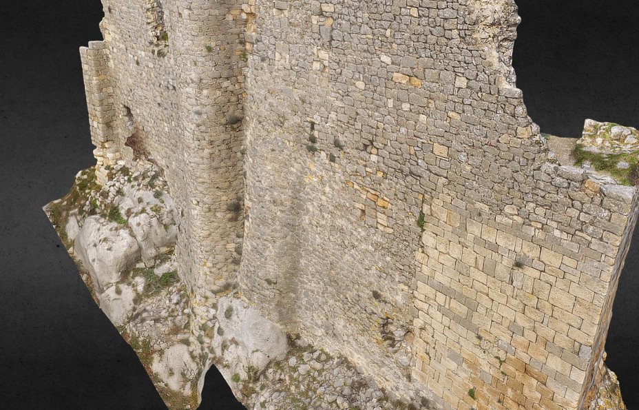 Base de la zone 2. Photogramm�trie : Matthieu Peyri�re