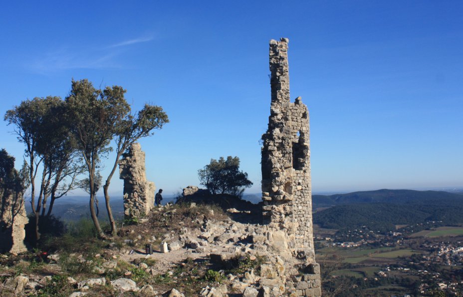 Le mur de la zone 2 vue depuis l'est. Photo : Lucie Dalichoux