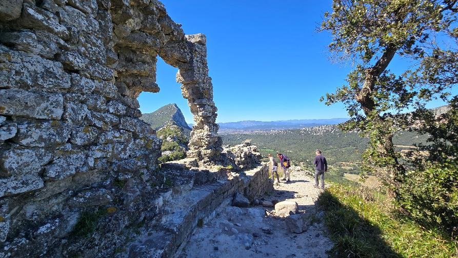 Vue du Pic Saint-Loup depuis le Vieux Montferrand