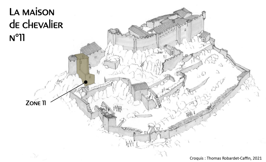 Localisation de la maison de chevalier n11