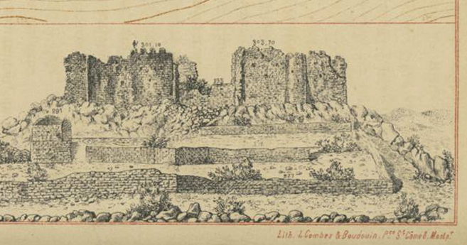 Vue de la canalisation, croquis de Jules Duval