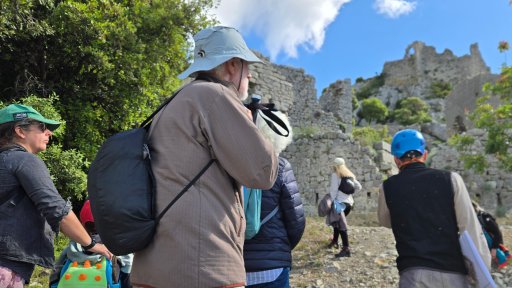 Visite guid�e du ch�teau de Montferrand. Photo : Christophe Colrat